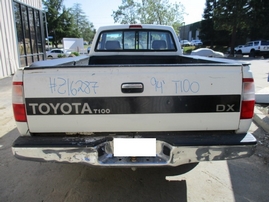 1994 TOYOTA T100 DX WHITE STD CAB 3.0L AT 2WD Z16287